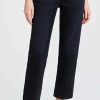 Straight Leg Jeans * | Brand New Citizens Of Humanity Emery Crop Relaxed Straight Jeans Licorice