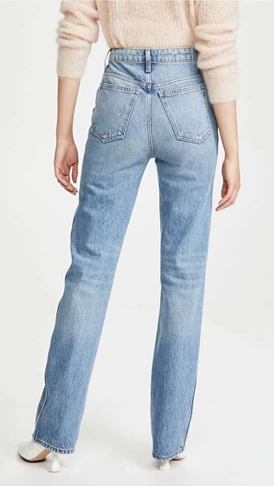 Straight Leg Jeans * | Wholesale Khaite Danielle Jeans Boise