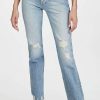 Straight Leg Jeans * | Hot Sale Mother High Waisted Rider Skimp The Confession