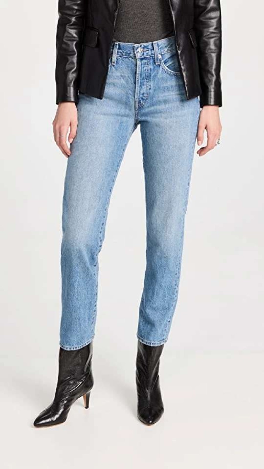 Straight Leg Jeans * | Deals Edwin Cai Jeans Blue Shield