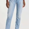 Straight Leg Jeans * | Brand New Agolde Cherie High Rise Straight Jeans Tone