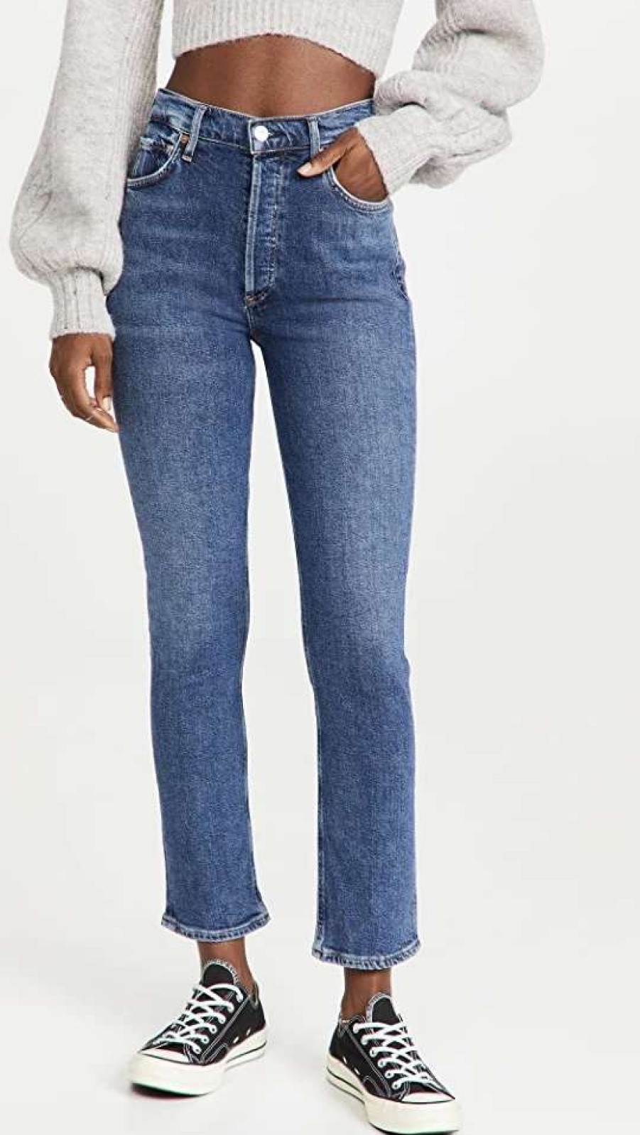 Straight Leg Jeans * | Budget Citizens Of Humanity Charlotte High Rise Straight Jeans Dance Floor