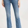 Straight Leg Jeans * | Buy Mother The Insider Ankle Jeans Destination Unknown