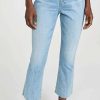 Straight Leg Jeans * | Best Deal Veronica Beard Jean Carly Kick Flare Rigid Jeans Seaside