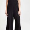 Jumpsuits * | Flash Sale Eberjey Charlie Casual Jumpsuit Black