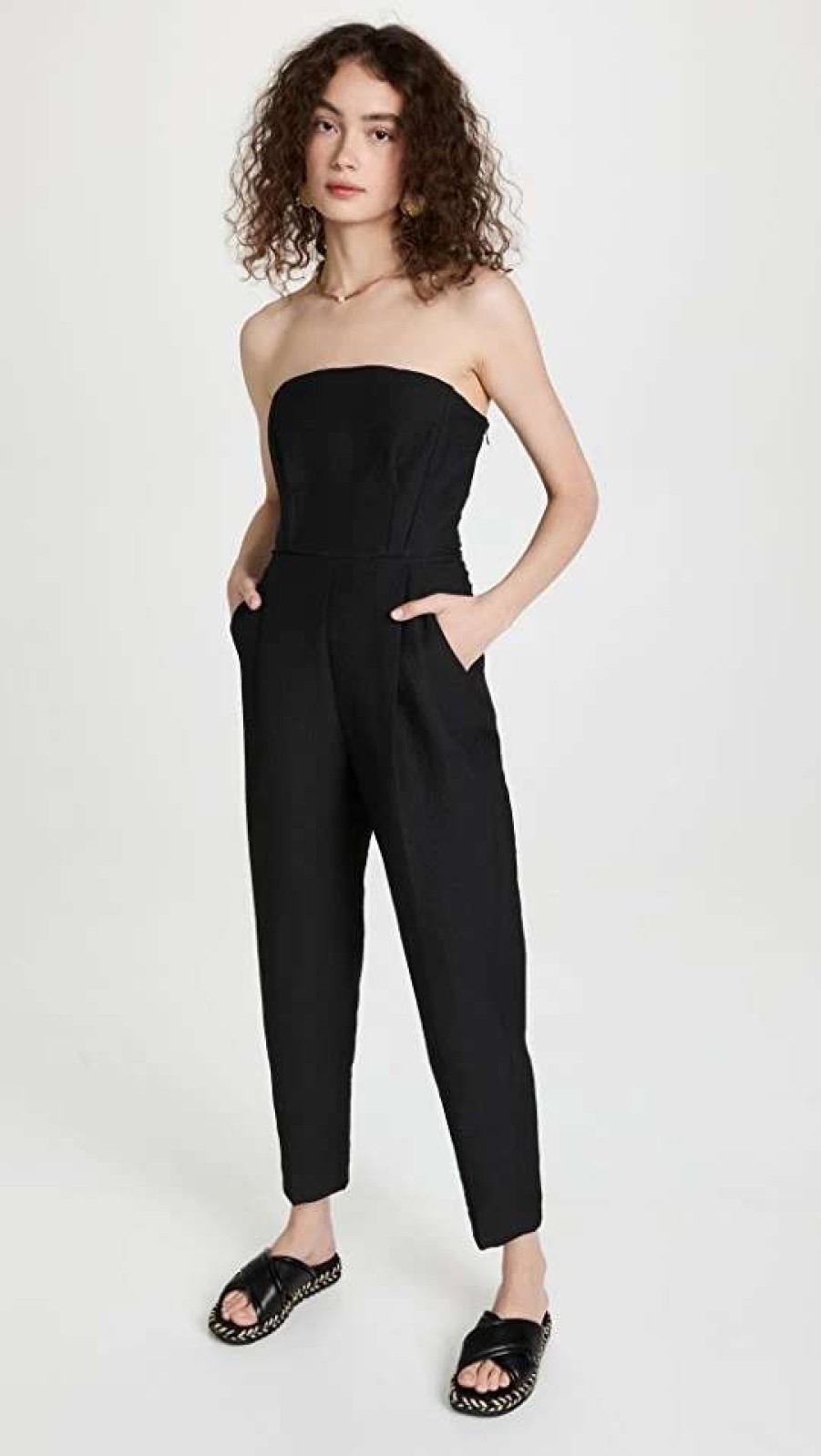 Jumpsuits * | Cheap Rachel Comey Deter Jumpsuit Black