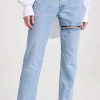 Straight Leg Jeans * | Cheapest Agolde Lana Slice Jeans :Straight Clash