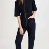 Jumpsuits * | Budget Rachel Comey Drill Jumpsuit Navy