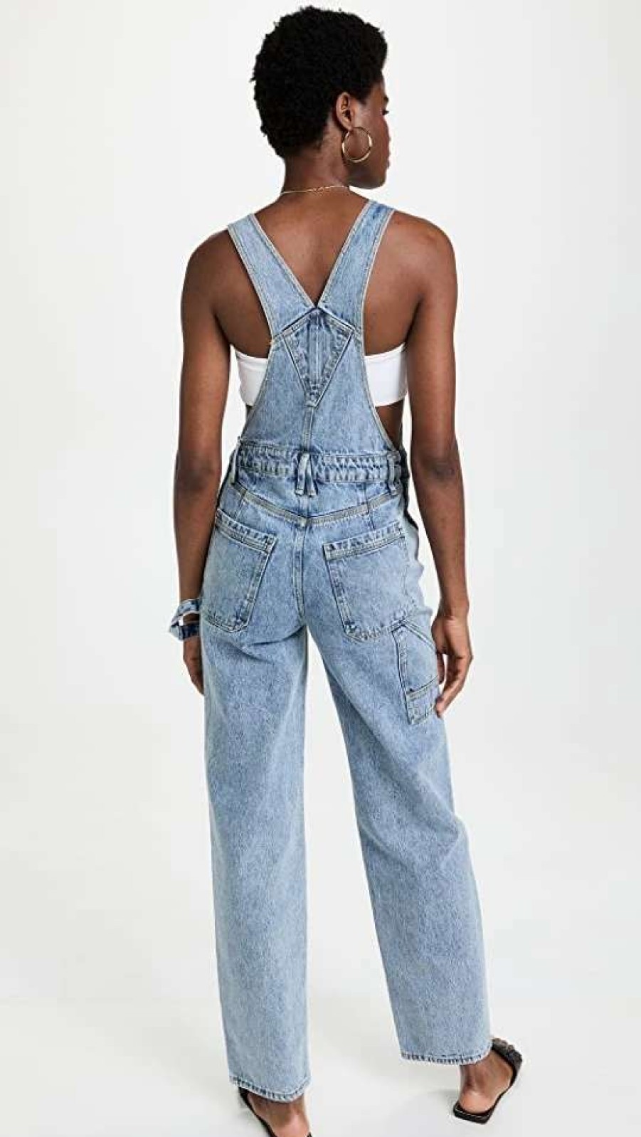 Jumpsuits * | Cheapest Good American Good '90S Overalls Blue938