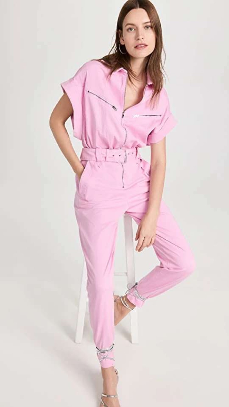 Jumpsuits * | Best Deal Iro Lavine Jumpsuit Light Pink