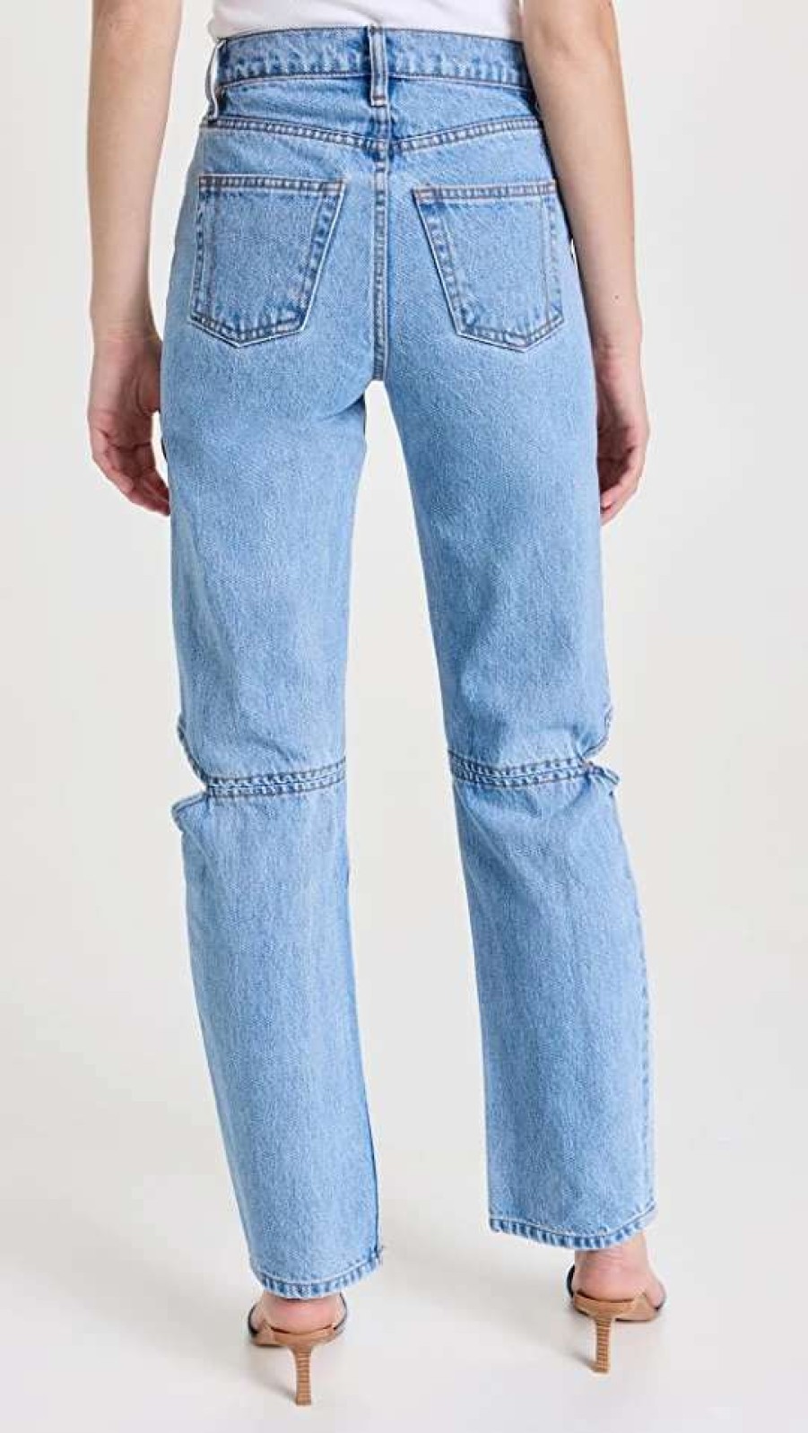 Straight Leg Jeans * | Deals Still Here Cowgirl Jeans In Vintage Blue