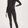 Jumpsuits * | Cheap Alice + Olivia Freddie Crewneck Embellished Catsuit Black/Silver