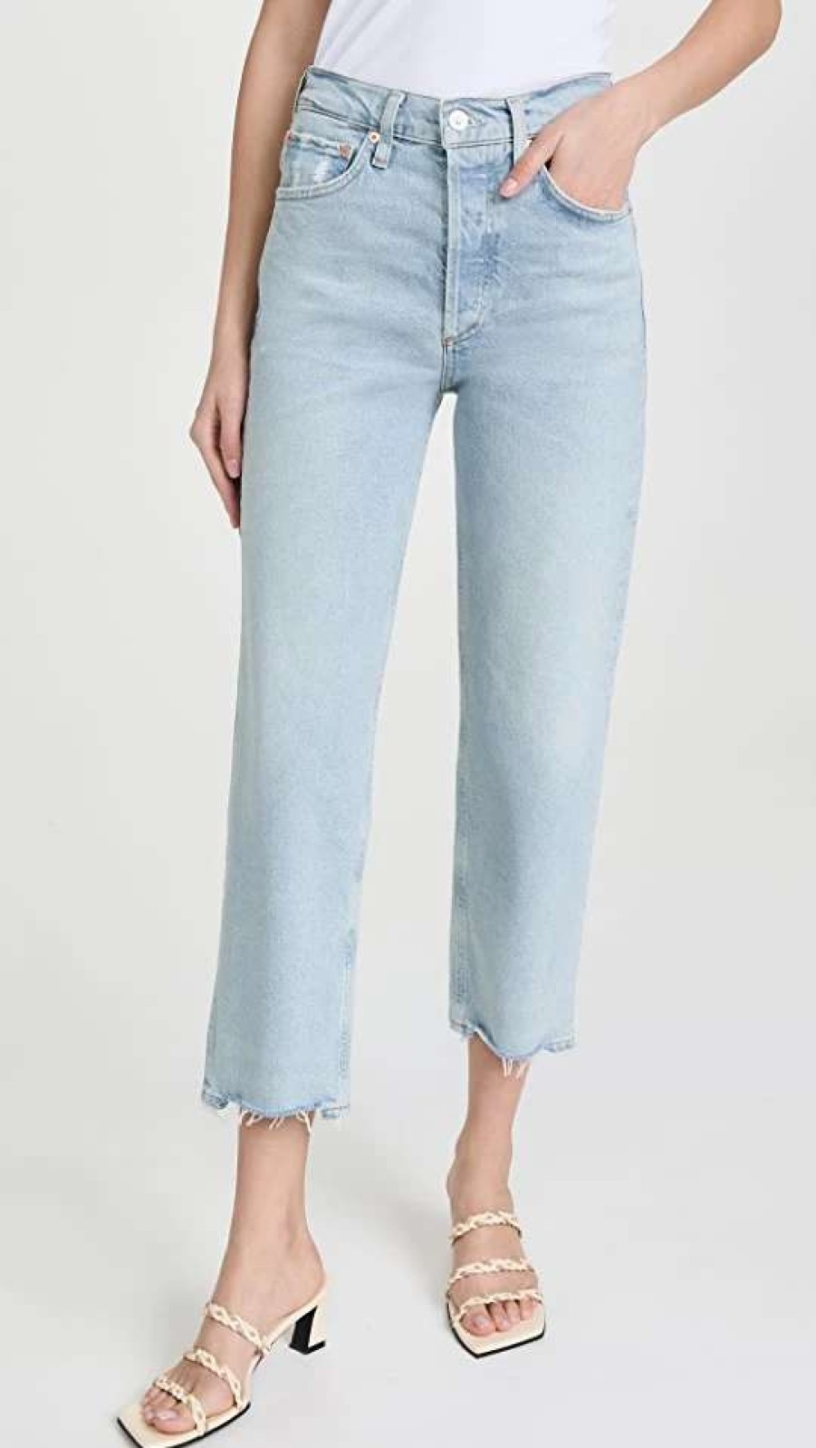 Straight Leg Jeans * | Best Reviews Of Citizens Of Humanity Florence Wide Straight Jeans Sunbleach