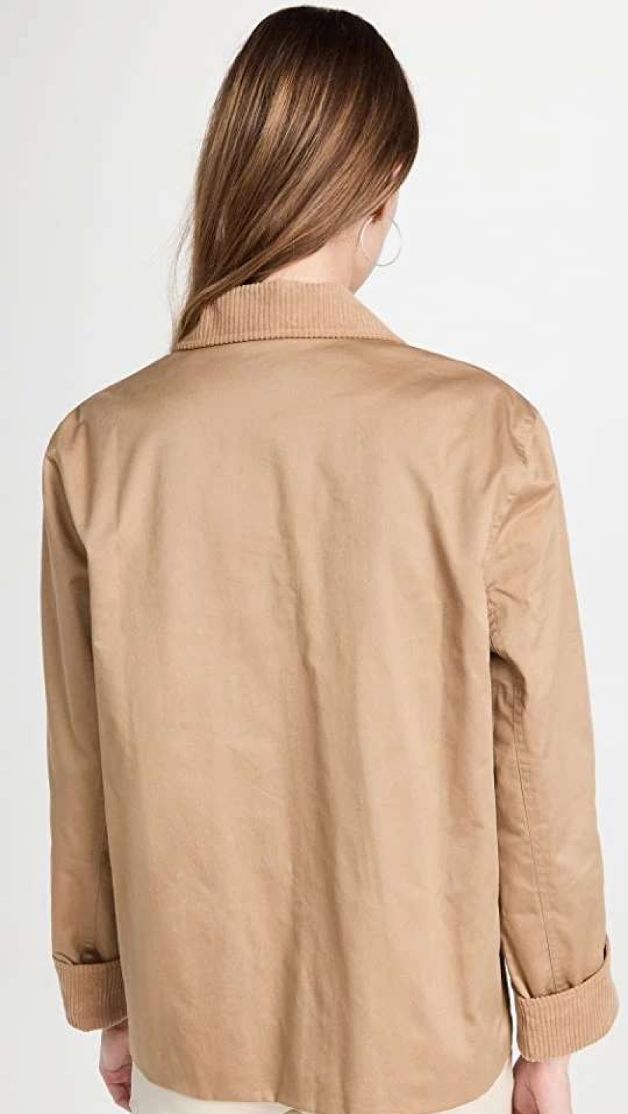 Utility * | Best Reviews Of Donni. Chino Chore Coat Caramel