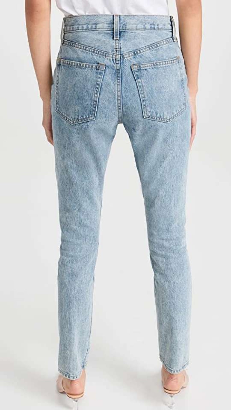 Straight Leg Jeans * | Best Pirce Wardrobe.Nyc Denim Jean Blue