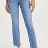 Straight Leg Jeans * | Wholesale Paige Cindy Jeans With Raw Hem Music Distressed