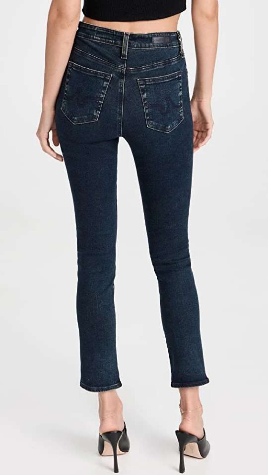 Straight Leg Jeans * | Best Deal Ag Mari Straight Jeans Twilight