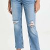 Straight Leg Jeans * | Outlet Good American Good '90S Cropped Icon Jeans Indigo068