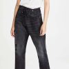 Straight Leg Jeans * | Cheap R13 Cross Over Jeans Jake Black