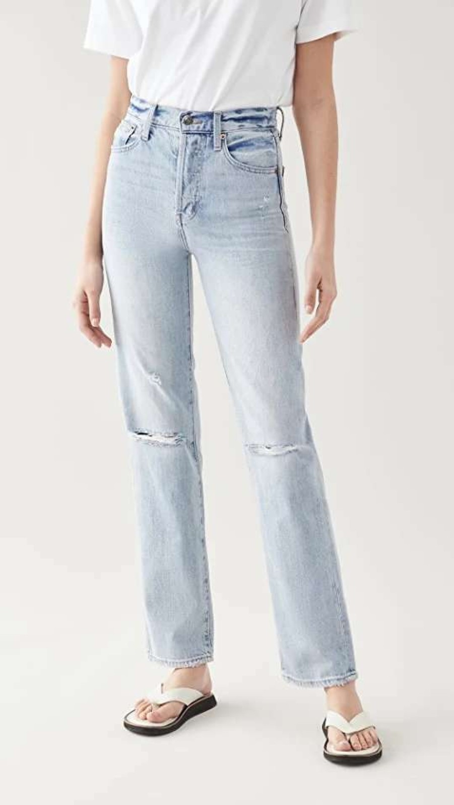 Straight Leg Jeans * | Cheapest Pistola Denim Cassie Jeans By My Side