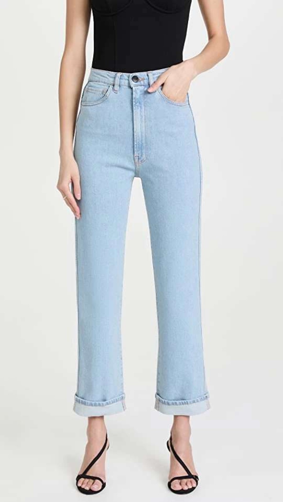 Straight Leg Jeans * | Hot Sale 3 1 Claudia Extreme Jeans Summer