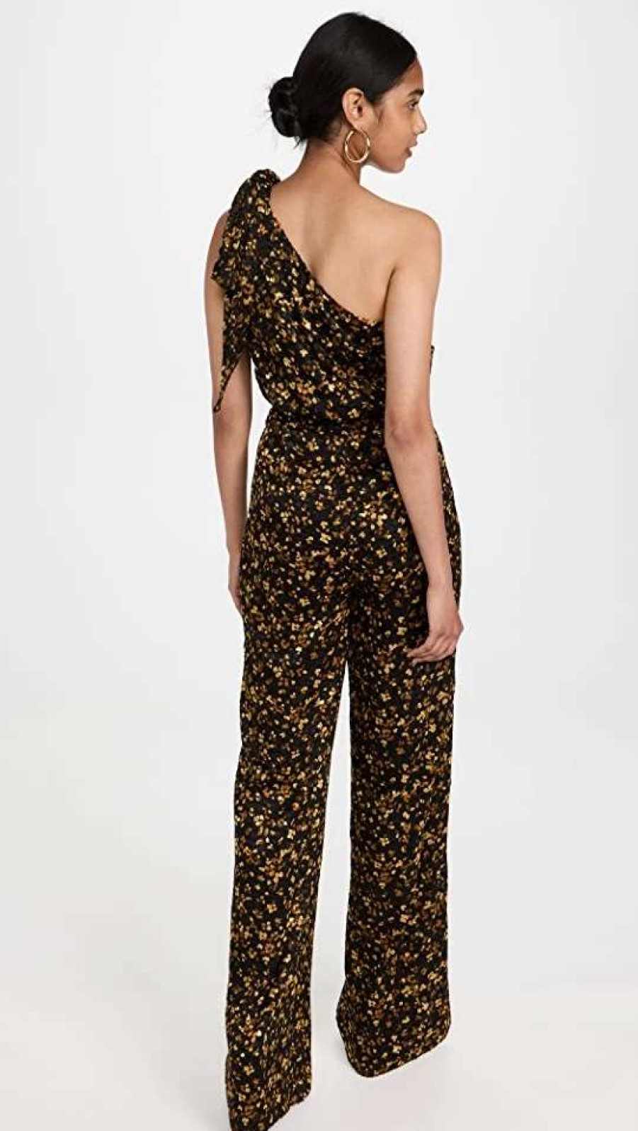 Jumpsuits * | Buy Ramy Brook Chonce Jumpsuit Honey/Black