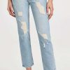 Straight Leg Jeans * | New Mother The Trickster Ankle Jeans An Icy Confession