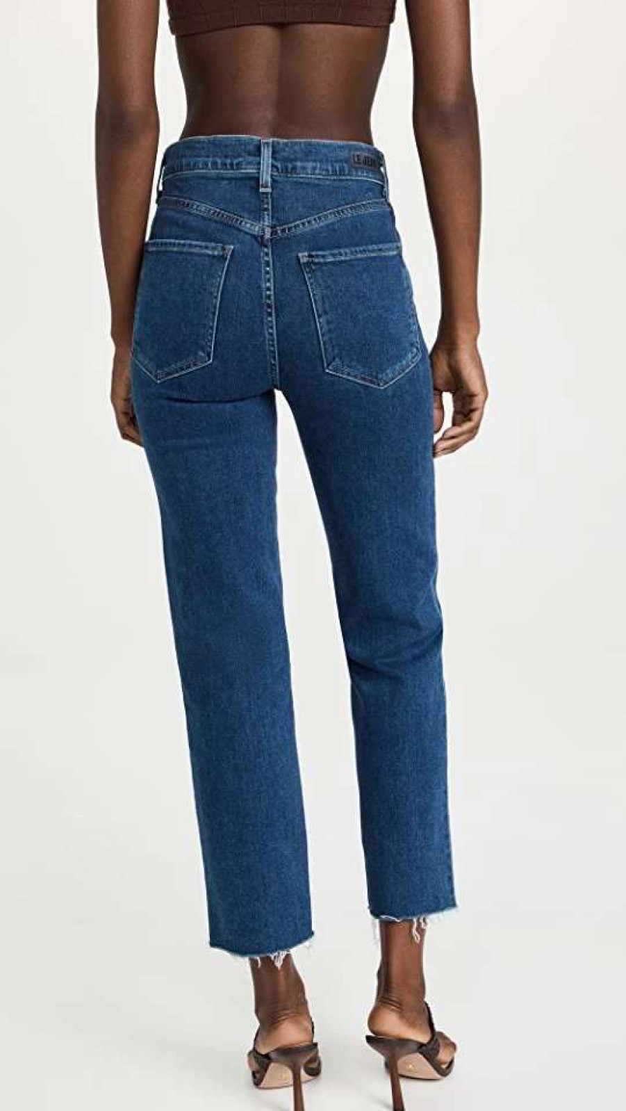 Straight Leg Jeans * | Top 10 Le Jean Amelia Straight Leg Jeans Bluebell