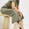 Jumpsuits * | Coupon Paige Short Sleeve Anessa Jumpsuit Vintage Ivy Green