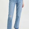 Straight Leg Jeans * | Cheap Agolde 90'S Pinch Waist Jeans Abstract