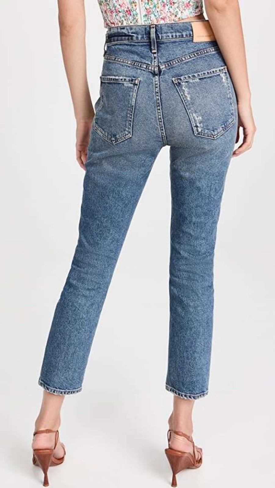 Straight Leg Jeans * | Best Pirce Citizens Of Humanity Jolene High Rise Vintage Slim Jeans Songbird