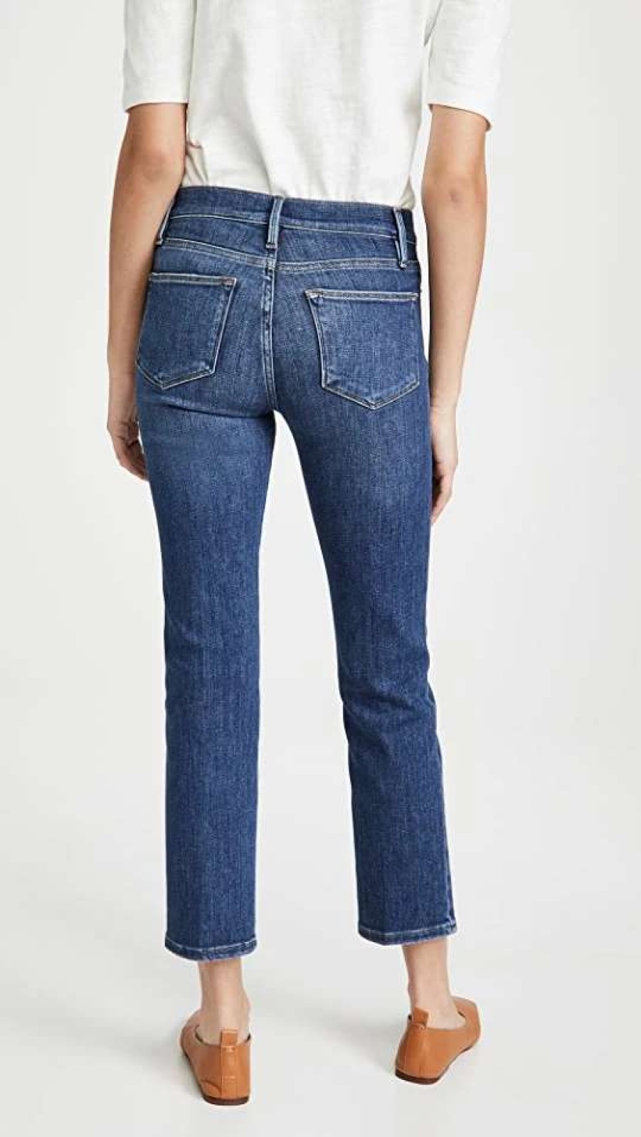 Straight Leg Jeans * | Top 10 Frame Le High Straight Jeans Bestia