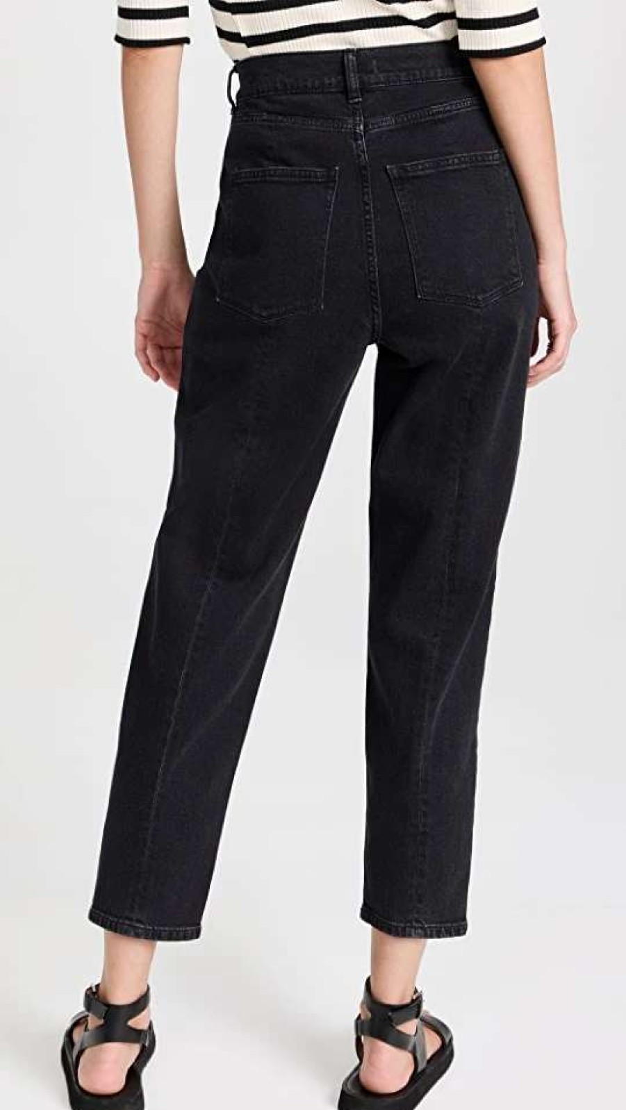 Straight Leg Jeans * | Best Reviews Of Dl1961 Sydney Girlfriend Tapered Jeans Nightshade (Vintage)