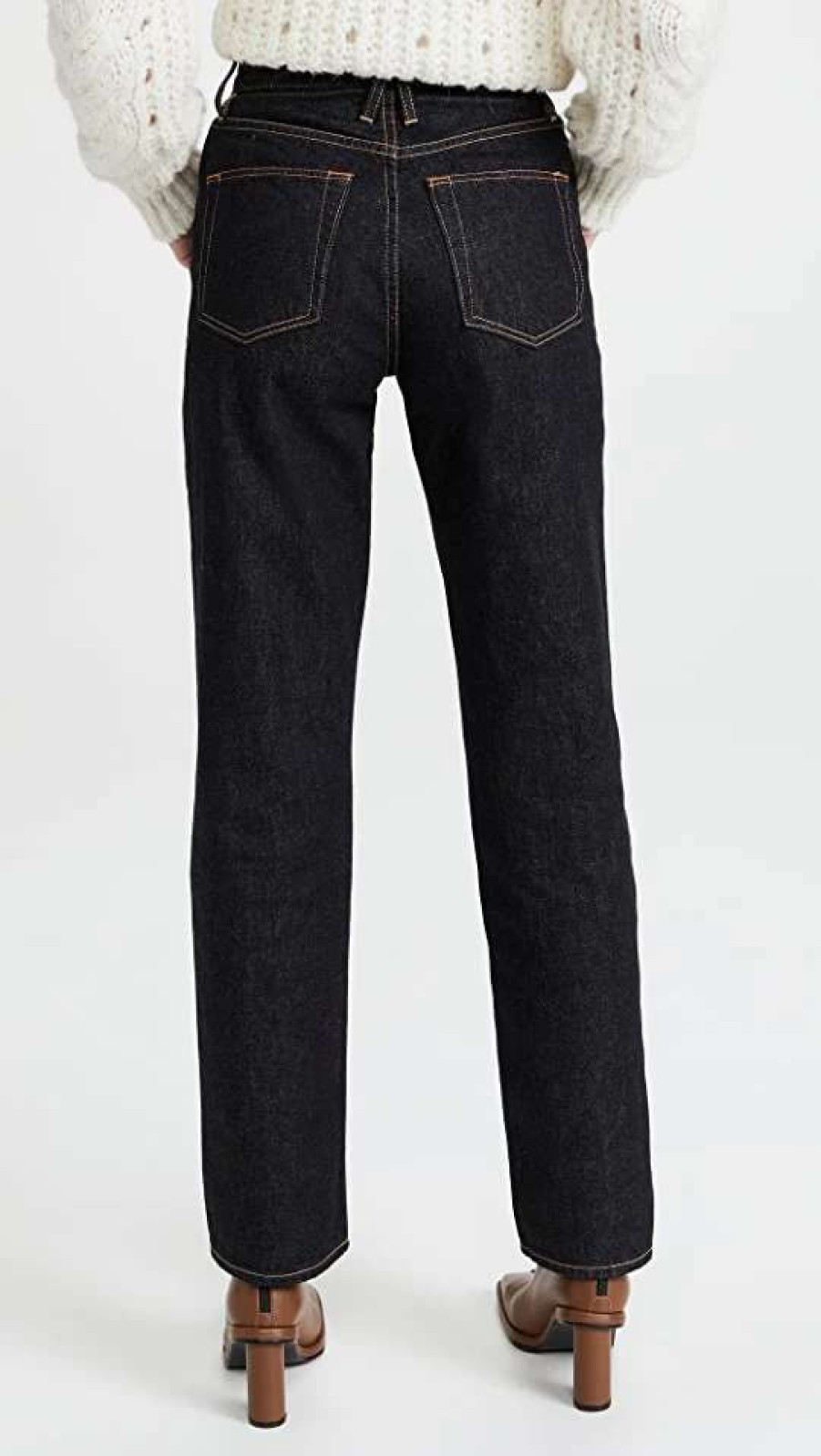 Straight Leg Jeans * | Best Sale Slvrlake London Empty Sky