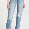 Straight Leg Jeans * | Best Reviews Of Mother The Huffy Skimp Jeans Hotter On The Other Side