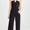 Jumpsuits * | Brand New Black Halo Lena Jumpsuit Black