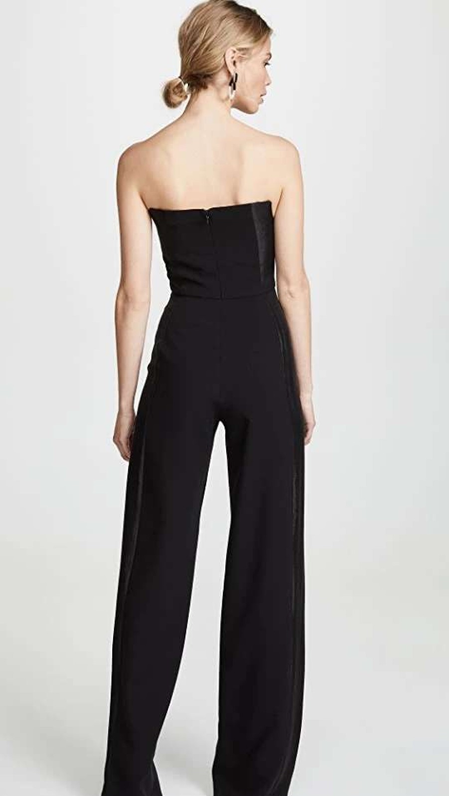 Jumpsuits * | Brand New Black Halo Lena Jumpsuit Black