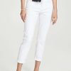 Straight Leg Jeans * | Best Sale 7 For All Mankind Josefina Boyfriend Jeans White