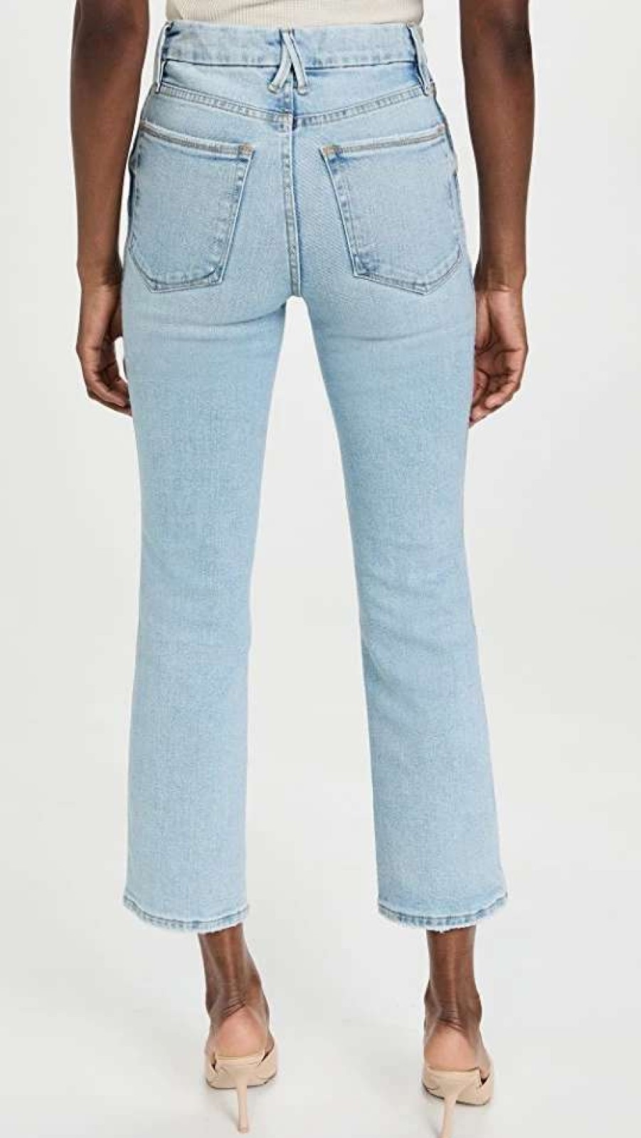 Straight Leg Jeans * | Best Deal Good American Good Curve Straight Jeans Indigo035