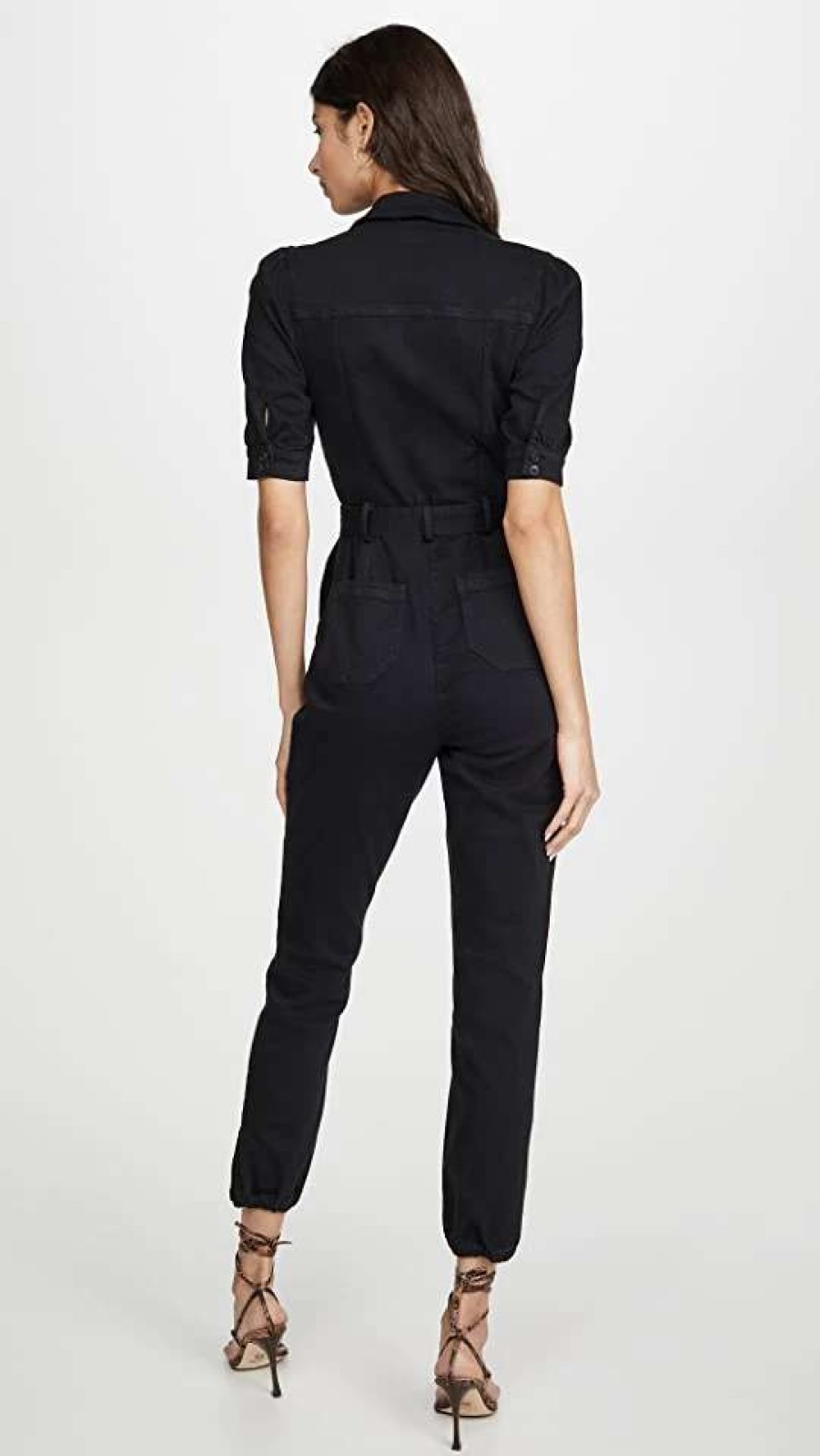 Jumpsuits * | Best Pirce Paige Mayslie Jumpsuit Washed Black