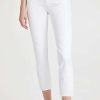 Straight Leg Jeans * | Cheap Paige Cindy Crop Jeans Crisp White