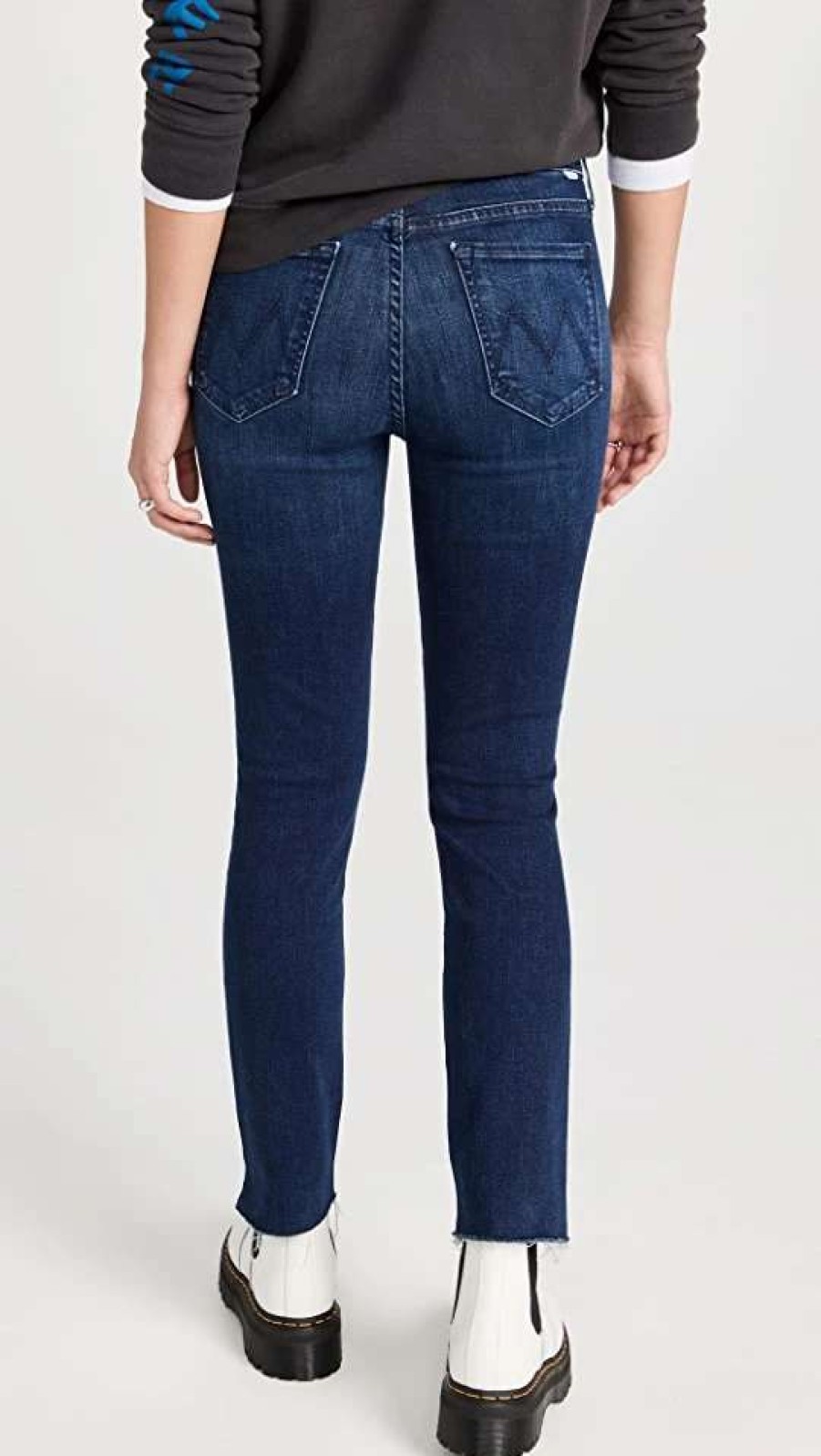 Straight Leg Jeans * | Best Reviews Of Mother The Rascal Ankle Snippet Jeans Mint Condition