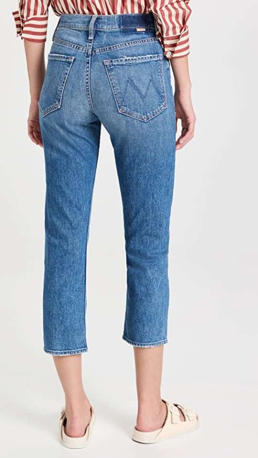 Straight Leg Jeans * | Brand New Mother Tomcat Jeans Kneeling On Stones