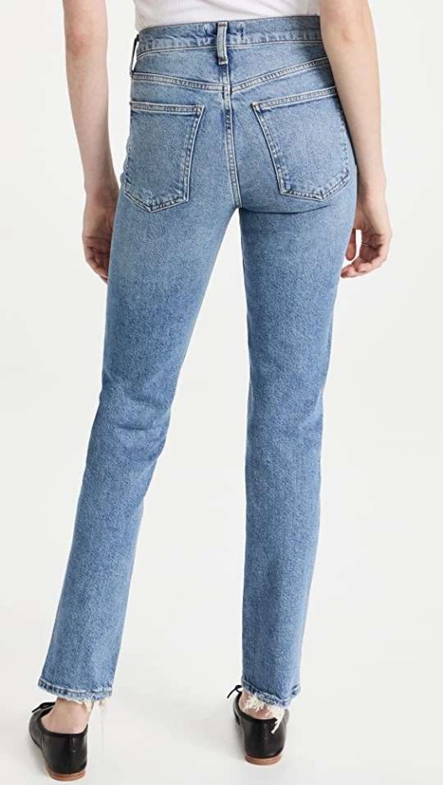 Straight Leg Jeans * | Top 10 Agolde Lyle: Low Rise Slim Jeans Hour