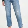 Straight Leg Jeans * | Promo Pistola Denim Cassie Crop Jeans University