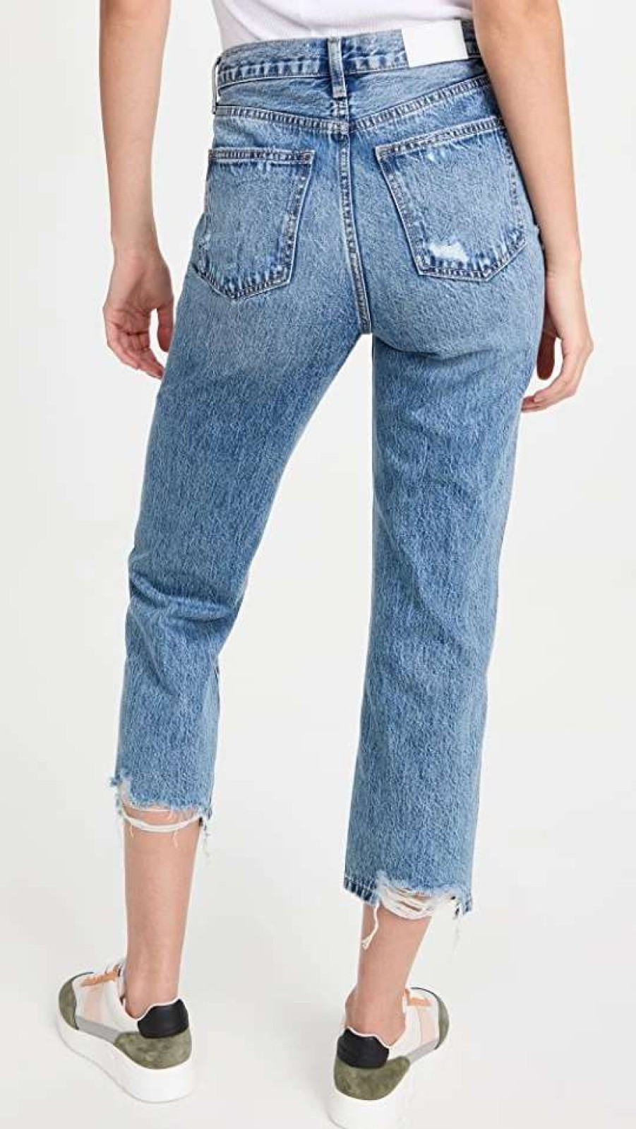 Straight Leg Jeans * | Promo Pistola Denim Cassie Crop Jeans University