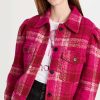 Utility * | Budget Isabel Marant Etoile Leiko Jacket Fuchsia