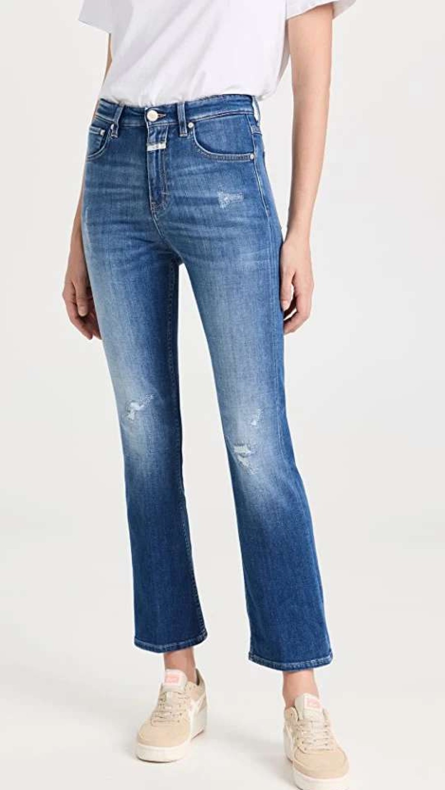 Straight Leg Jeans * | Wholesale Closed Baylin Jeans Mid Blue