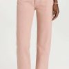 Straight Leg Jeans * | Hot Sale Still Here Childhood Jeans Peach