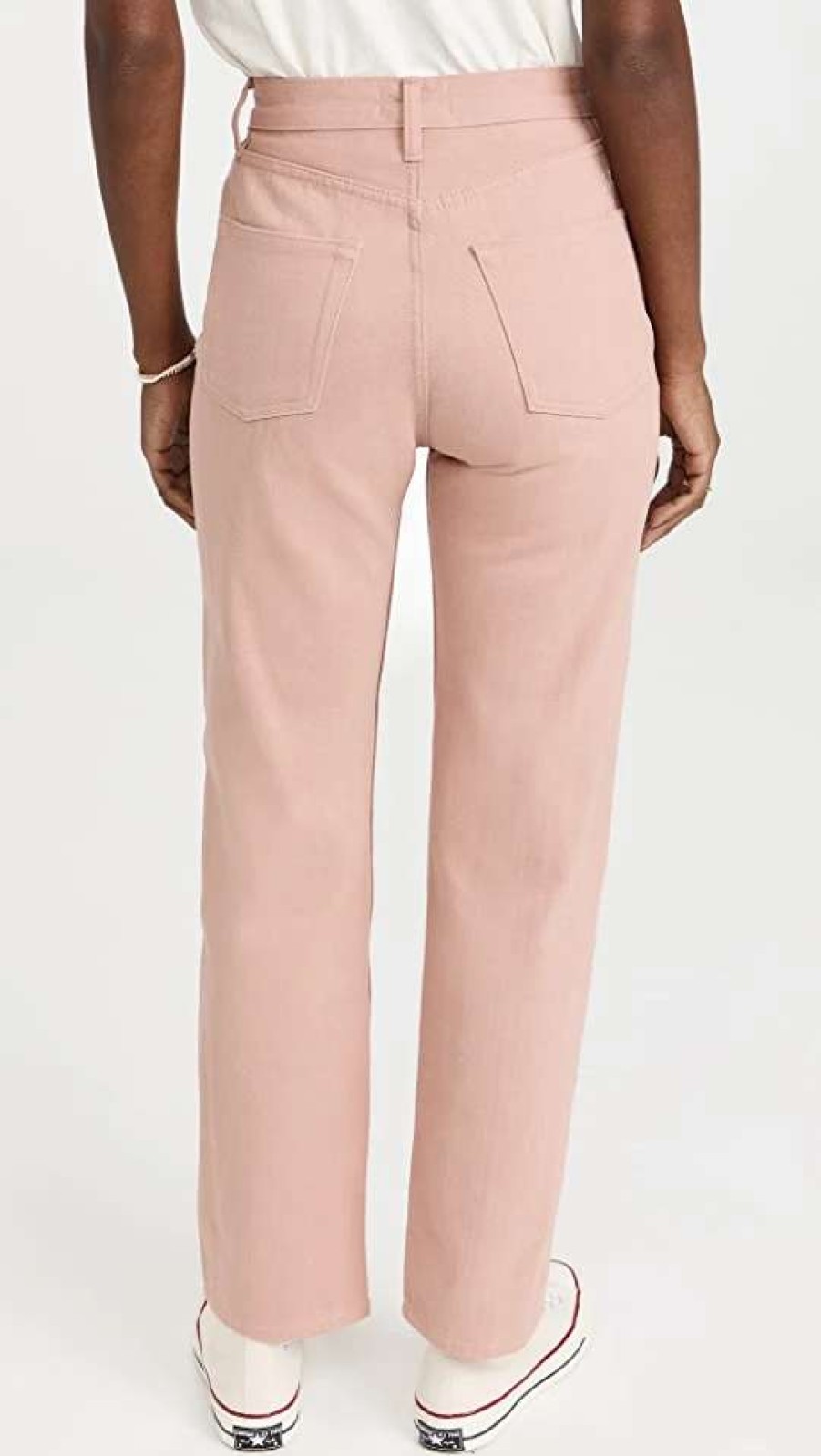 Straight Leg Jeans * | Hot Sale Still Here Childhood Jeans Peach